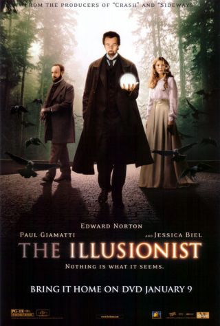 The Illusionist (2006) Dvd Movie Poster - Rolled