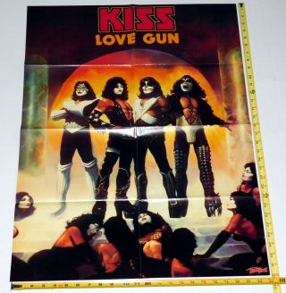 Kiss Band Love Gun Album Cover Artwork German Logo Poster 23x32 Germany 2012