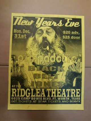 Pimpadelic Black Belt Jones Concert Poster Old Vintage Blues