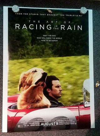 The Art Of Racing In The Rain Movie Poster Double Sided 27x40 Stein
