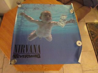 Nirvana Nevermind Promotional 4 X 4 Poster