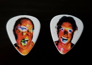 Metallica Tour Guitar Pick Lars & Kirk 2018 Combo Metal Death Doom Music Black