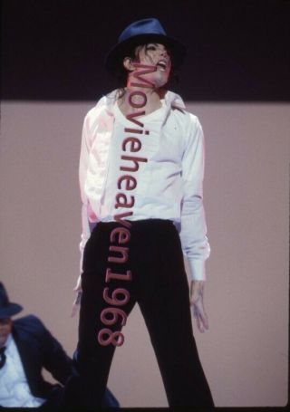 Michael Jackson Rare 35mm Slide Transparency 8807 Photo Negative