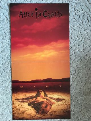 Alice In Chains Promotional Flat / Poster 12x24 Rare