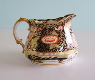 Fine Antique Royal Crown Derby Pattern 4591 Imari Porcelain Creamer A,  Cond.