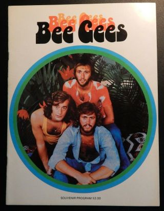 Bee Gees 1974 Concert Tour Souvenir Program