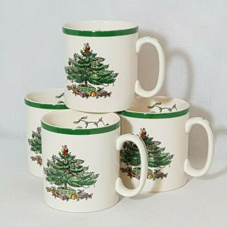 Spode Christmas Tree Mug Set of 4 Tom & Jerry 3