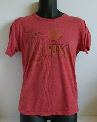 The Strokes Japanese Confection T Shirt Heather Red Size M