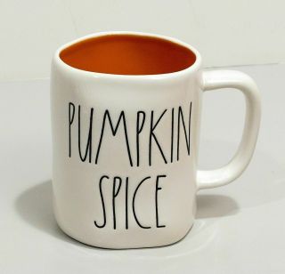 Rae Dunn Halloween Autumn Harvest Pumpkin Spice Coffee Tea Mug By Magenta