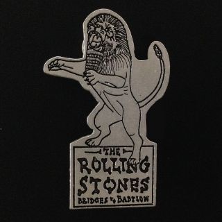 Rolling Stones,  Bridges To Babylon,  Pin 1997 Pewter,  Lion Logo