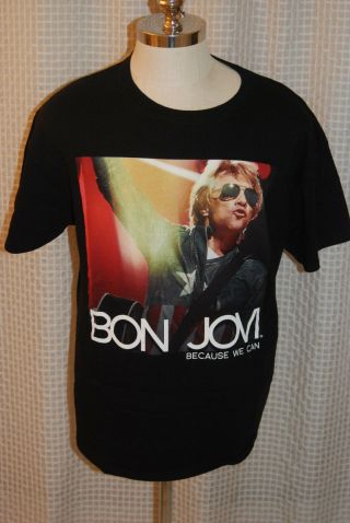 Bon Jovi Because We Can North American Tour 2013 Concert T - Shirt Xl