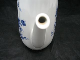 Echt Kobalt Teapot Porcelain White Blue Floral Germany 5