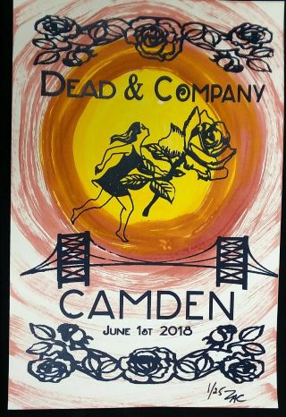 Dead And Company Summer Tour 2018 Camden June 1 Poster Signed