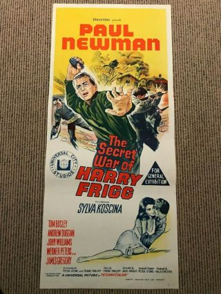 Movie Poster 13x30: The Secret War Of Harry Frigg (1968) Paul Newman