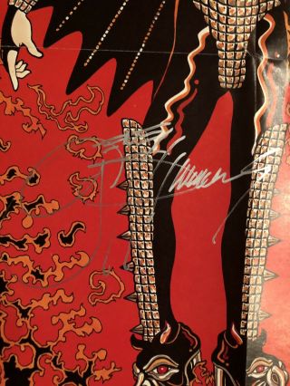Gene Simmons Poster From Solo LP Originally Autographed By Gene Simmons 2 Of 4 2