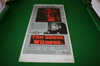 The Silent Witness 1979 Australian Daybill Movie Poster In Vgood Cond