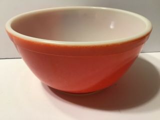 Vintage Red Pyrex Mixing Bowl From Primary Colors Set 1940 