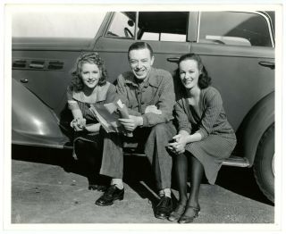 Faye Emerson,  Julie Bishop,  Robert Florey Orig Movie Photo 1942 Lady Gangster