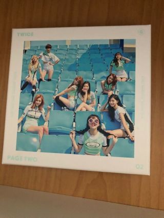 Twice Page Two (version) Album,  Photocards No Garland Opened