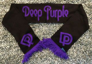 Deep Purple Logo Bar Scarf Heavy Metal Black Sabbath Judas Priest