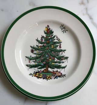 Spode Christmas Tree Dinner Plates Set Of 4
