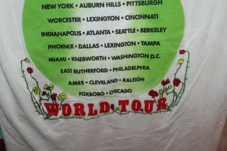 1990 Paul McCartney Flowers In The Dirt Concert World Tour T Shirt XL 5