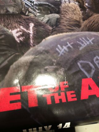 War For The Planet of The Apes D/S Authentic Movie Poster 27 