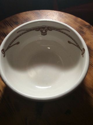 Two Sky Ranch Western Hartstone Stoneware Pottery Soup Bowls