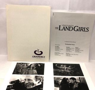 The Land Girls Movie Press Kit 1996 Gramercy Pictures