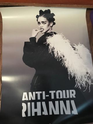 2 Rihanna Concert Posters Anti And Unapologetic World Tour Authentic