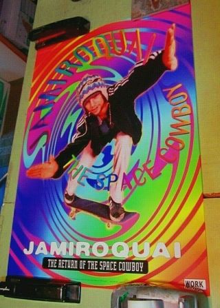 Jamiroquai 1995 Promo Poster The Return Of The Space Cowboy