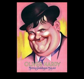 Oliver Hardy Photo Publicity Portrait Comedy Movie Duo Laurel And Hardy 1938