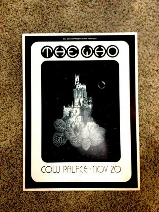 (1973) Concert Poster " The Who " Cow Palace 11/20 - Bill Graham Presents