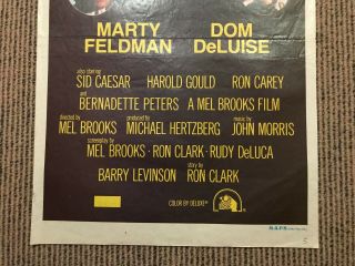 Movie Poster 13x30: The Silent Movie (1976) Marty Feldman,  Dom DeLuise 2