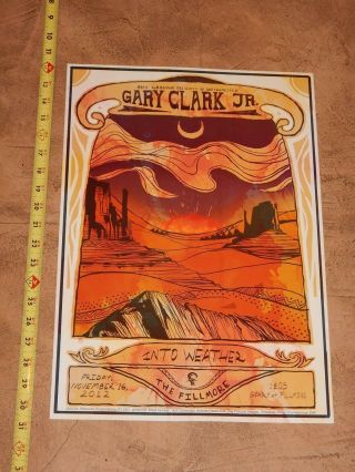 2012 Gary Clark Jr.  Fillmore Concert Poster F1190,  Matt Decker Art