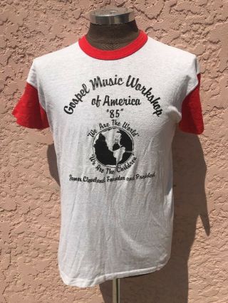 James Cleveland Gospel Music Workshop Of America " 85 " Vintage Shirt Xl White