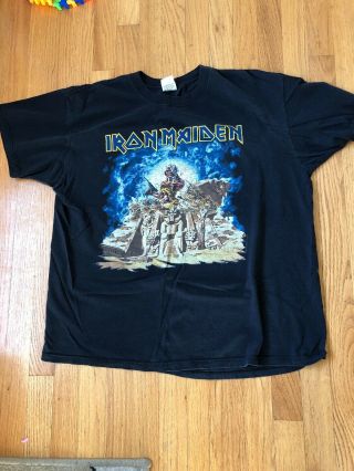Iron Maiden Somewhere Back In Time 2008 Tour Shirt Size Xl.