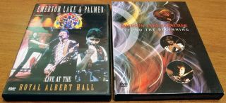 2 Emerson Lake And Palmer Music Dvds: Beyond The Beginning,  Royal & Albert Hall