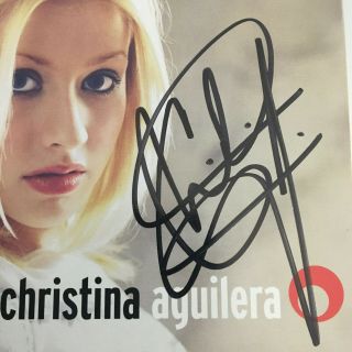 Christina Aguilera - Signed 1st Cd - Vintage