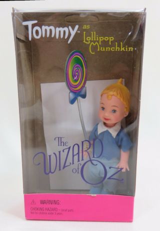 Wizard Of Oz Tommy As Lollipop Munchkin Doll Mattel 1999 With Box