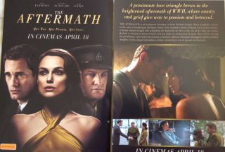 Promotional Flyer Aftermath Keira Knightly,  Alexander Starsgard Not A Dvd
