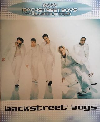 Backstreet Boys Souvenir 2000 Sears Into Millennium Tour Nick Carter Boy Band