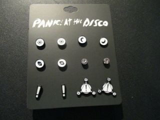 Panic At The Disco 12 Earring Set Pray For Wicked All My Friends Were Glorious