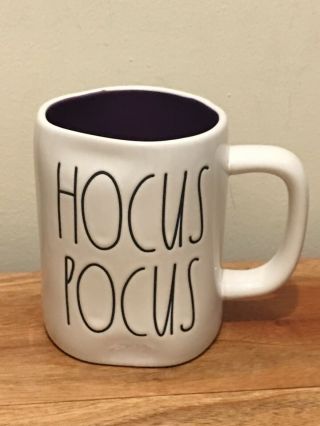 Rae Dunn Halloween Hocus Pocus Purple Interior Mug