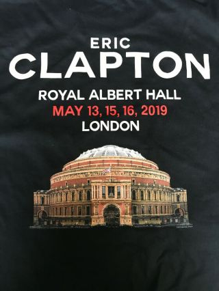 ERIC CLAPTON 2019 EUROPEAN TOUR / ROYAL ALBERT HALL T - SHIRT 4