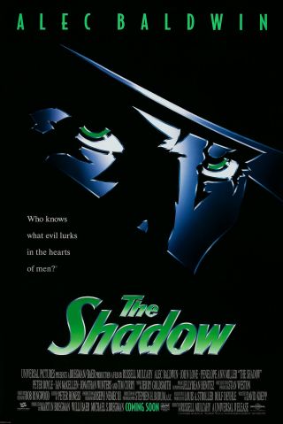 The Shadow (1994) Mini 11 X 17 Movie Poster - Rolled