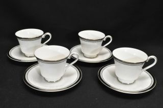 Royal Doulton Sarabande H5023 Set Of 4 Cups & Saucers