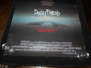Deadly Friend Kristy Swanson Wes Craven Horror Rolled One Sheet Poster 4
