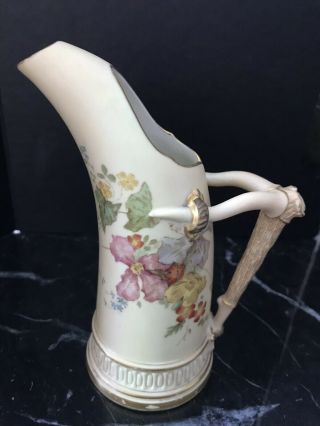 Vintage Royal Worcester Pitcher Ewer Vase - 6 " Tall