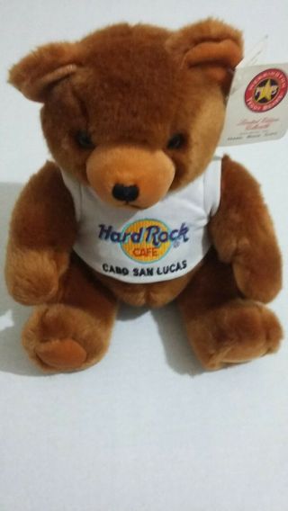 Hard Rock Cafe Teddy Bear Plush Cabo San Lucas 2002